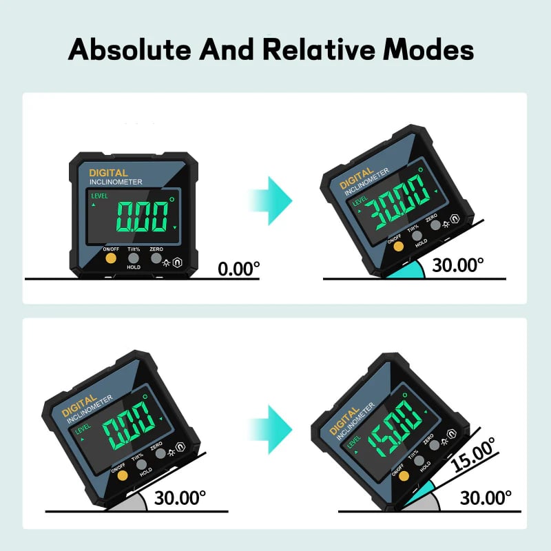 🎁 Warehouse Clearance🏆 10,000 Sold This Week✨ ⏰Magnetic Digital Level Angle Gauge